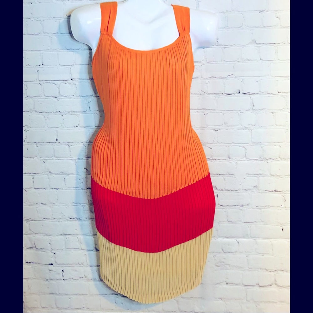 Pleated Sheath Dress - DANA BUCHMAN
